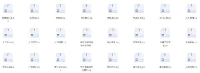 5万多首的背景音乐素材，我花了接近1个月时间整理出来的，赶紧收藏吧