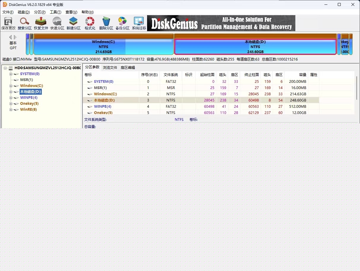 DiskGenius v6.2.0.1829 专业版磁盘分区数据恢复工具